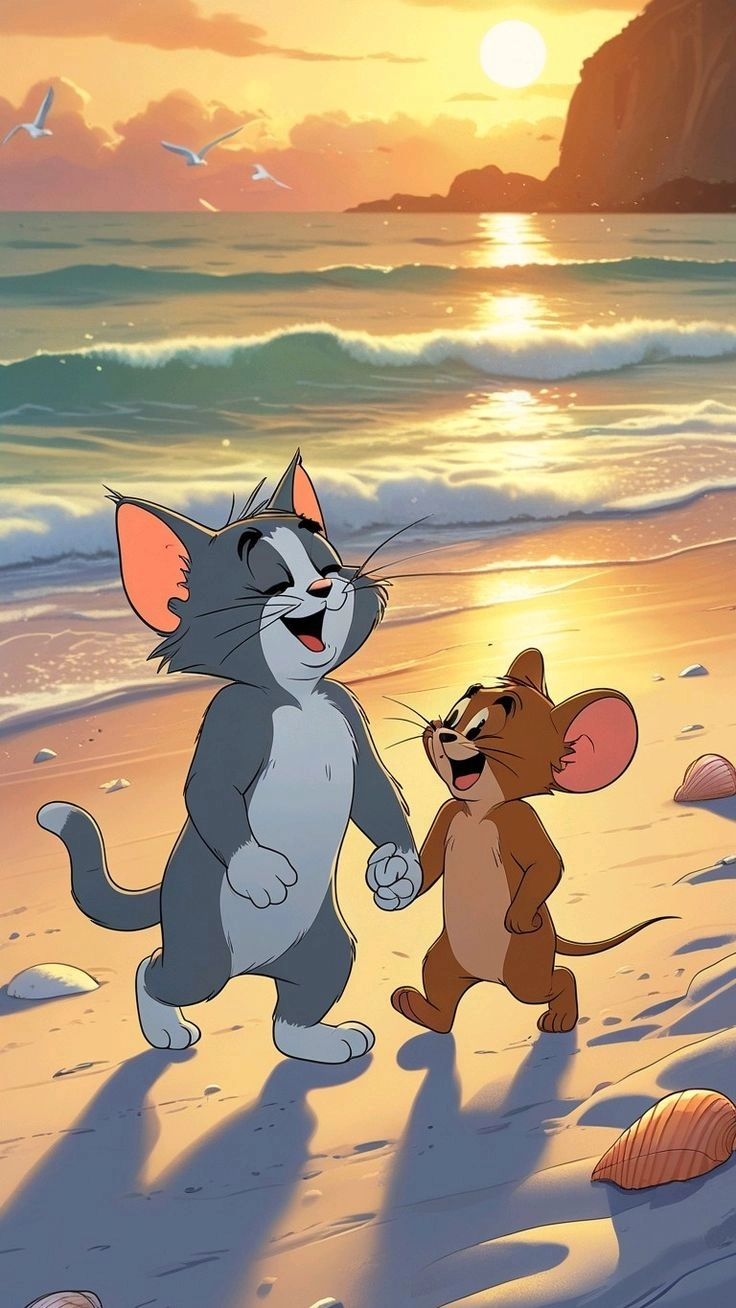 tom and jerry cute dp