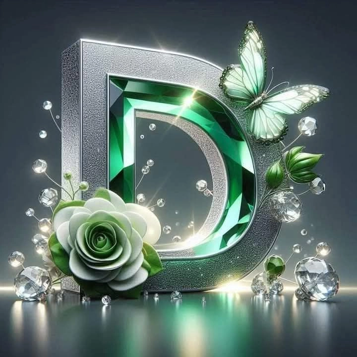 stylish d letter whatsapp dp