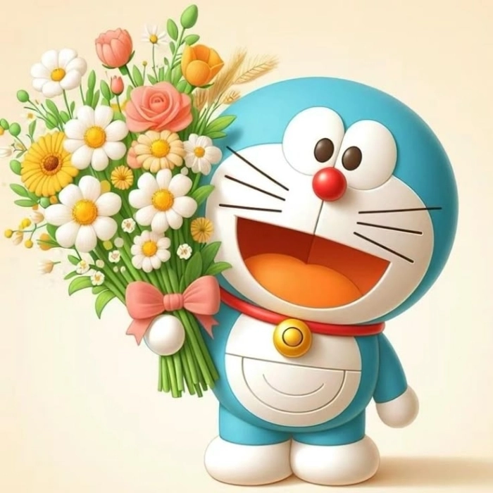 doraemon happy dp