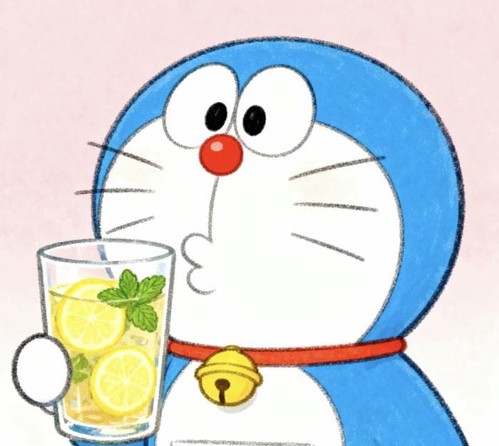 doraemon smiling dp picture