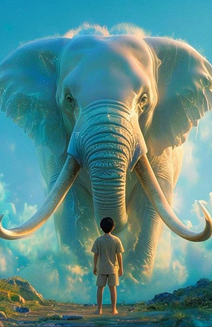 cute baby elephant drawing