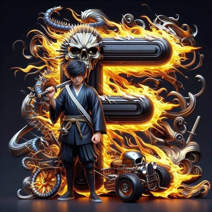 f letter dp for instagram