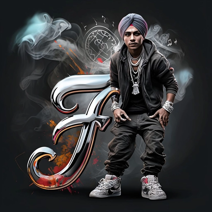 f letter profile pic