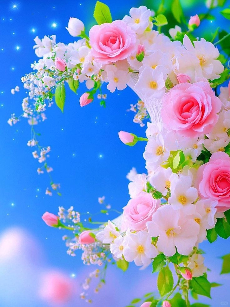 cute dp images on flowers