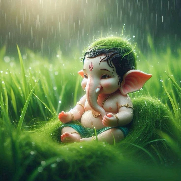 cute lord ganesha dp