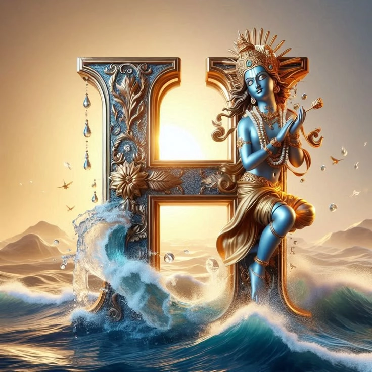 romantic h letter dp 