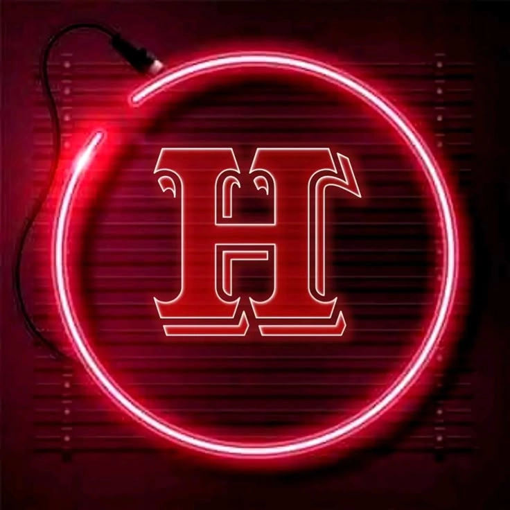 stylish h letter dp 