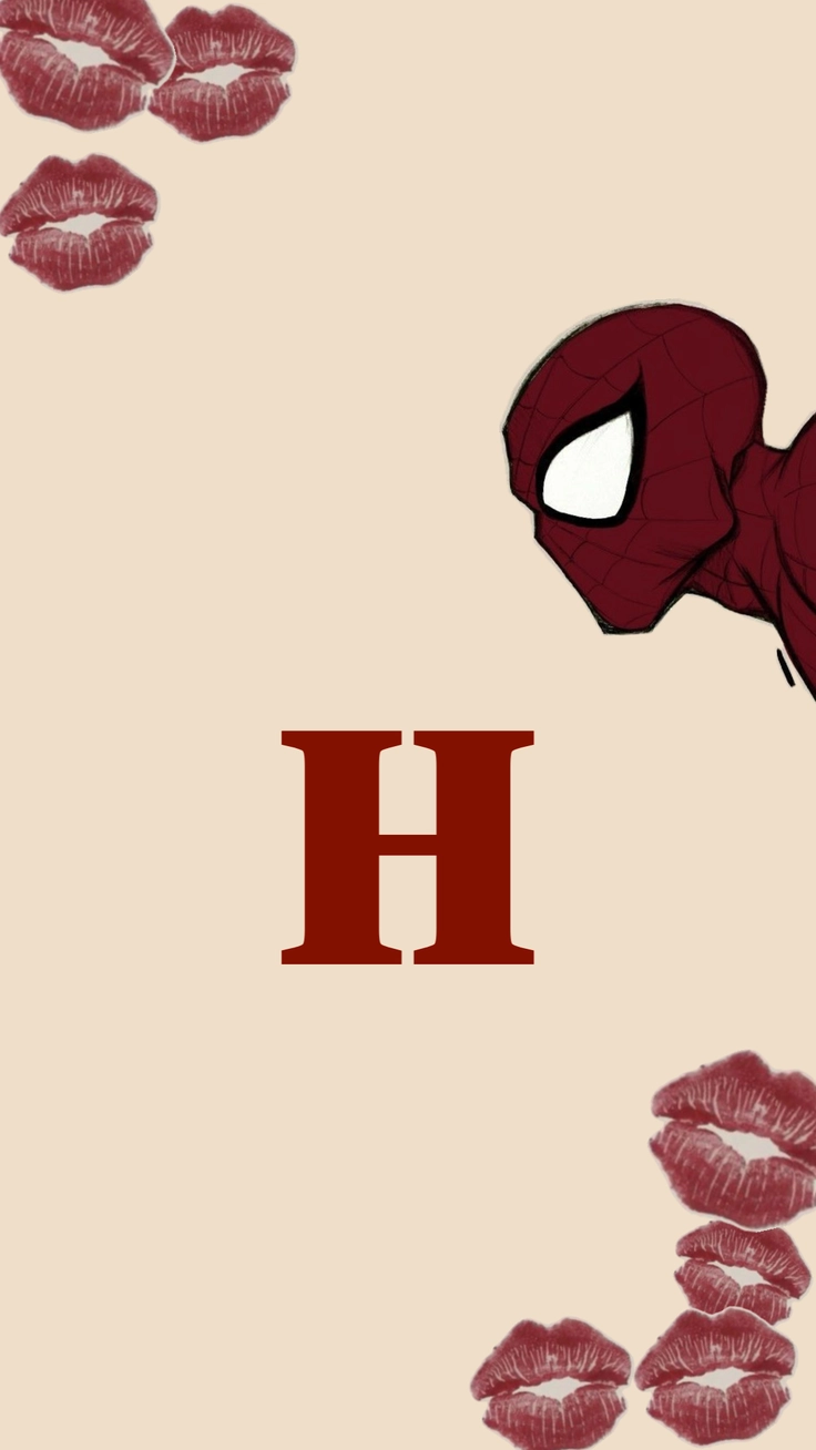 h letter love dp 