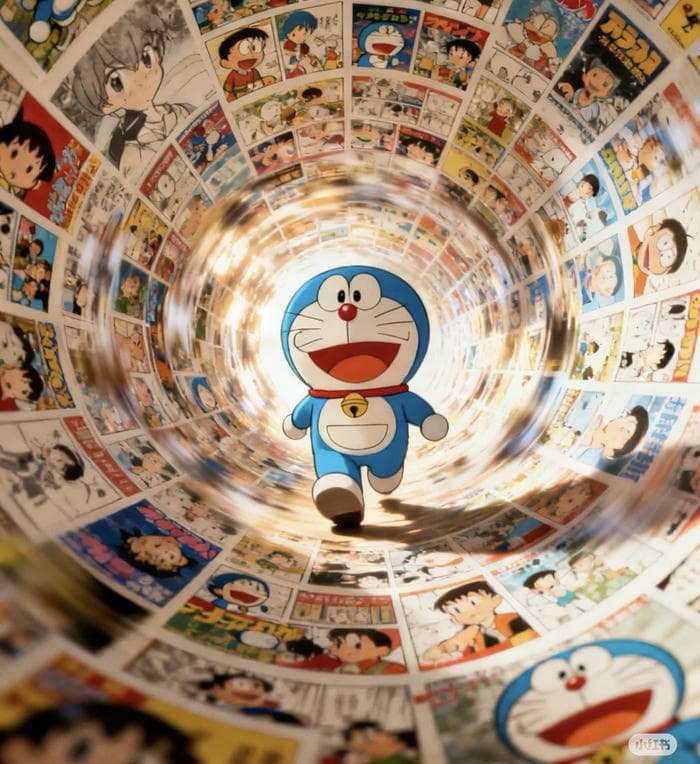 happy doraemon dp photo