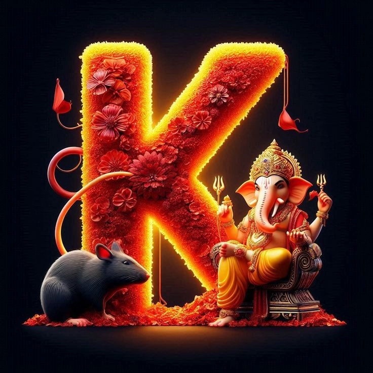 k letter whatsapp dp