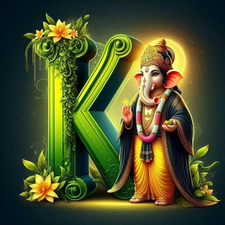 cute k letter whatsapp dp