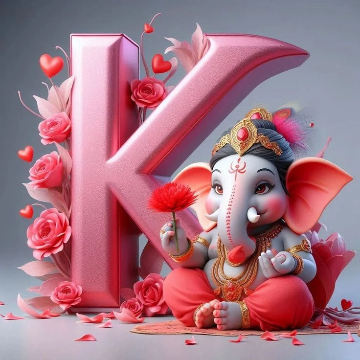 stylish k letter whatsapp dp