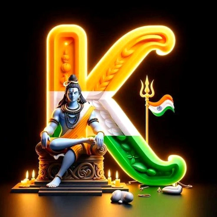 cute k name dp