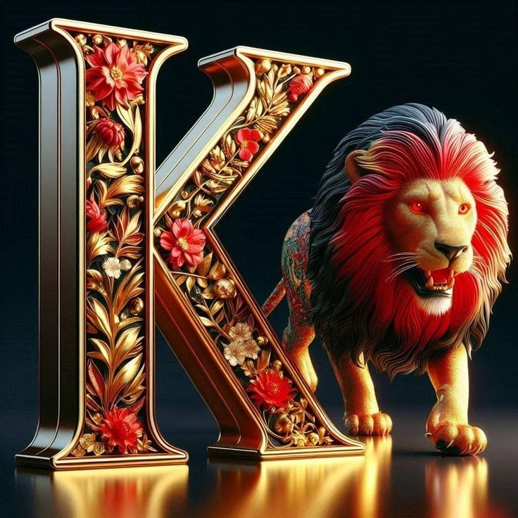 k letter profile picture