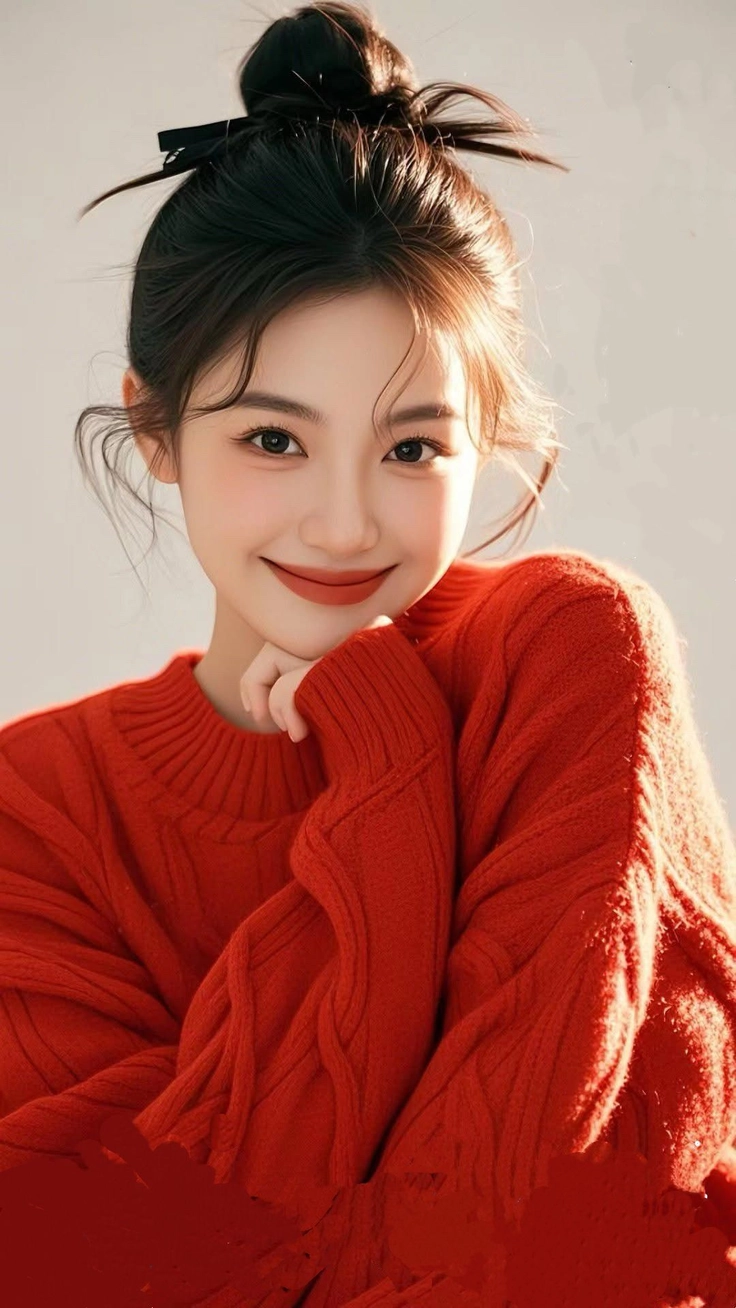 cute korean selfie dp 