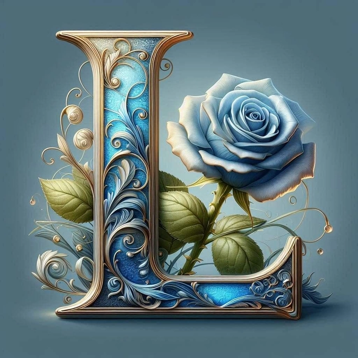 Romantic L letter DP 
