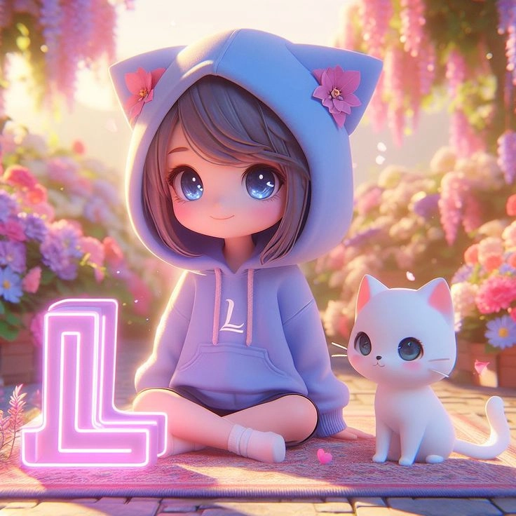 L letter DP for Facebook 