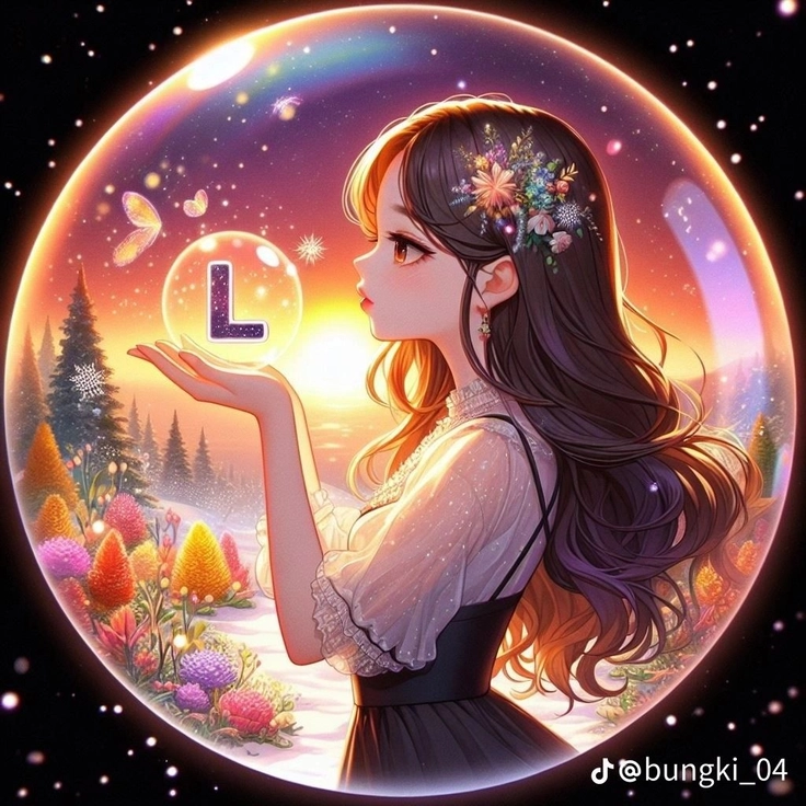 L letter DP for Instagram 