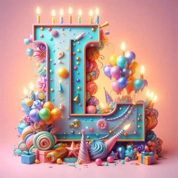 l letter frame dp pics