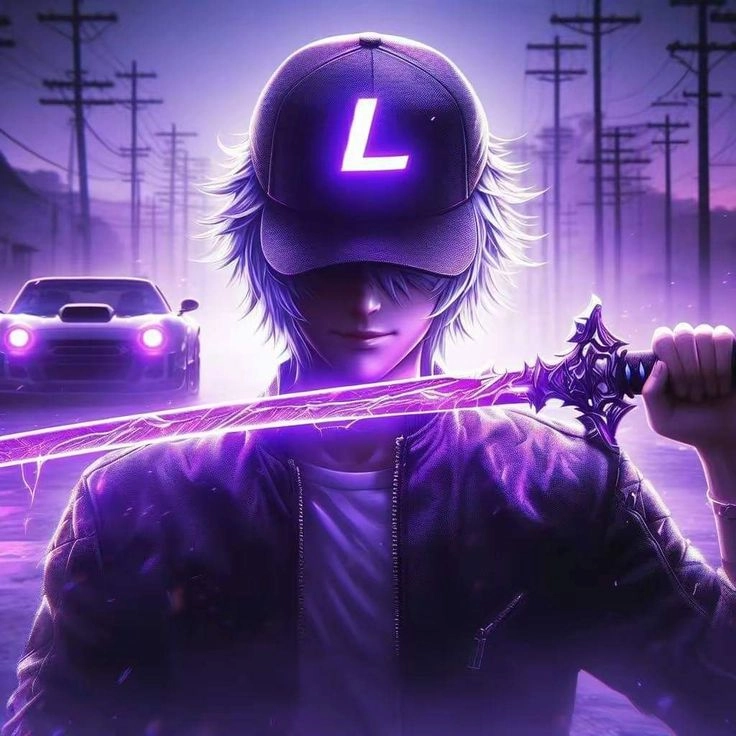 L letter text DP 