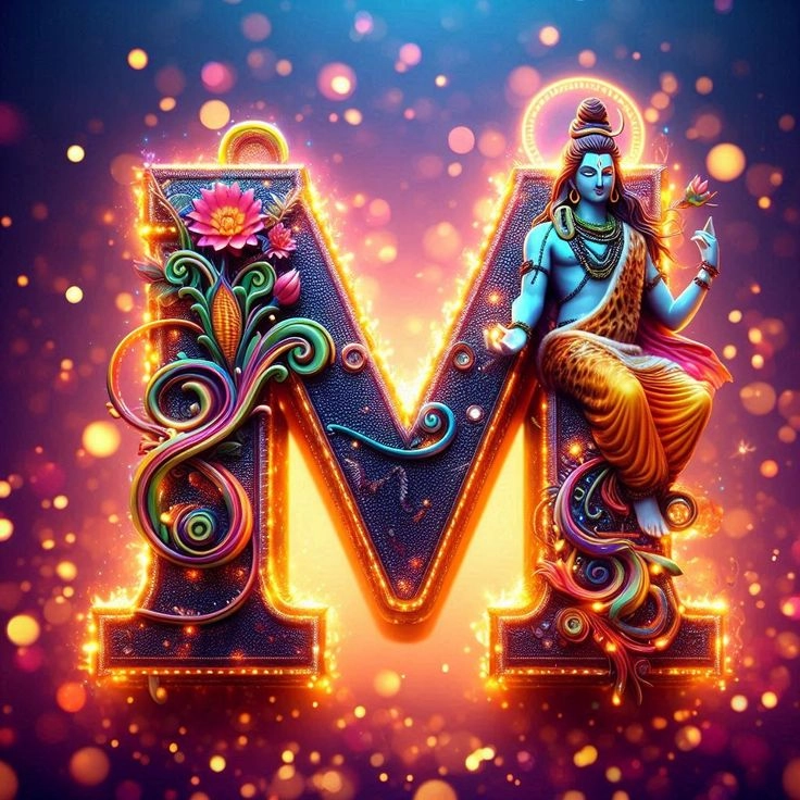 m letter ring dp