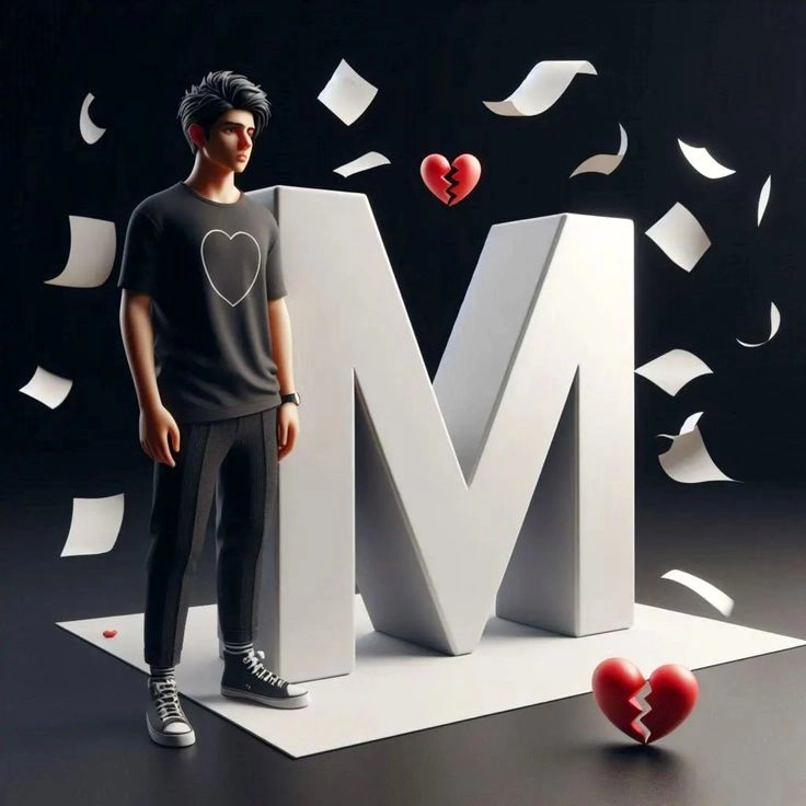 m letter images for whatsapp dp