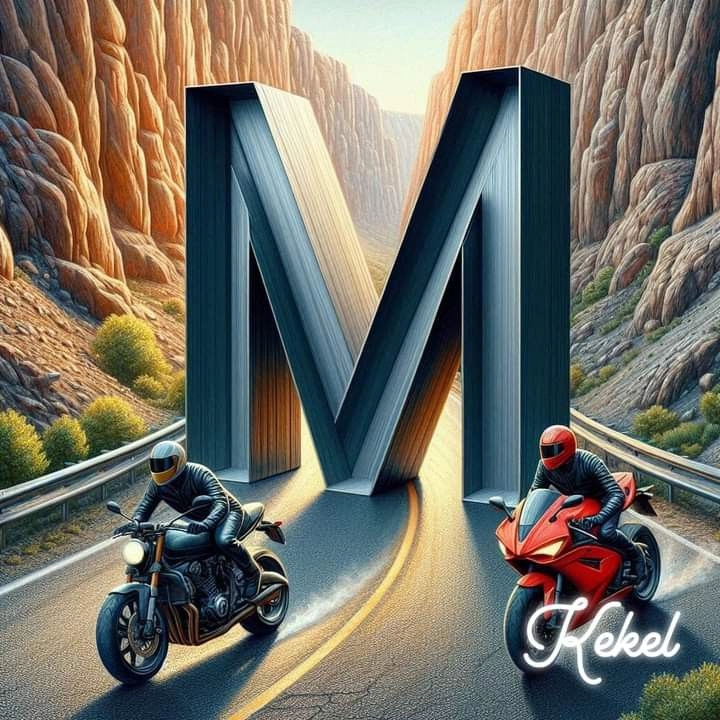 m letter dp images
