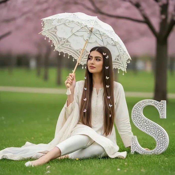 minimal Cute S Letter DP