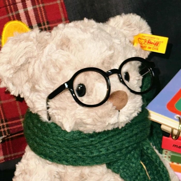 minimal Cute Teddy Bear DP
