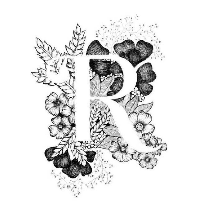minimal R Letter DP