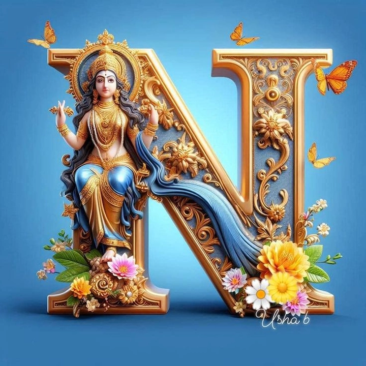 n letter dp photo