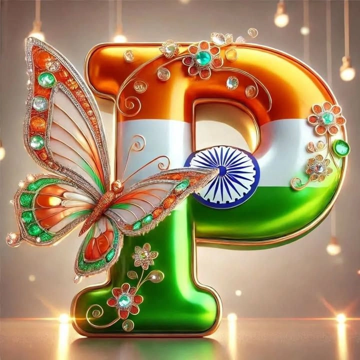 Cute P letter DP