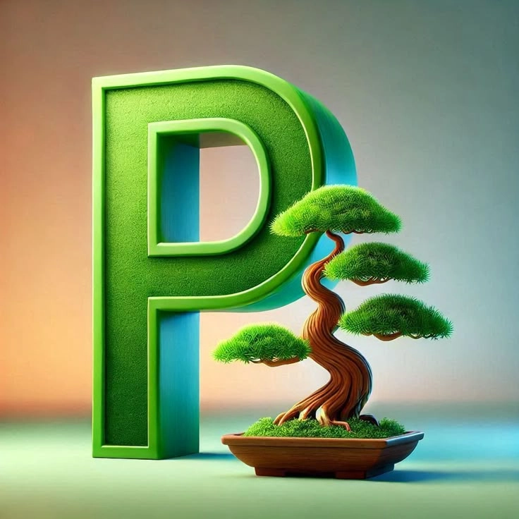 fancy letter p fr dp