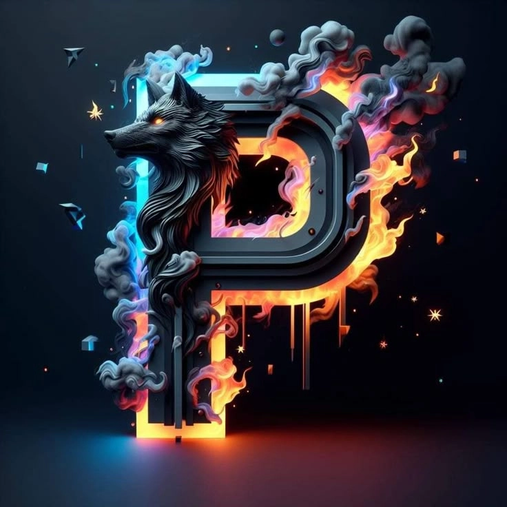 p letter for whatsapp dp
