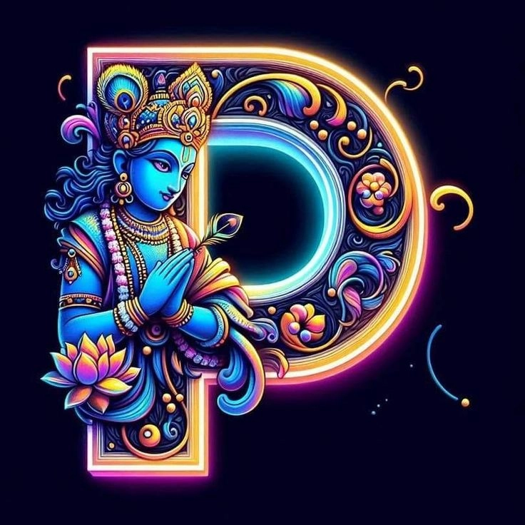 Cool P letter DP images