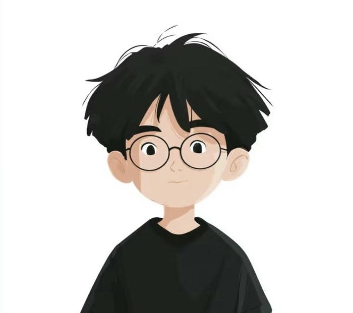 playful cartoon boy photo