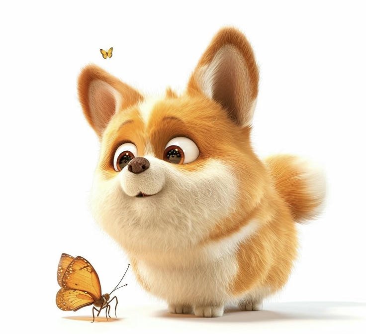 playful puppy images for dp with cheerful cute style