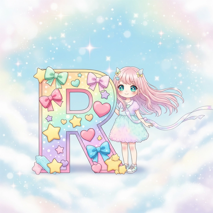 r letter photo for dp 