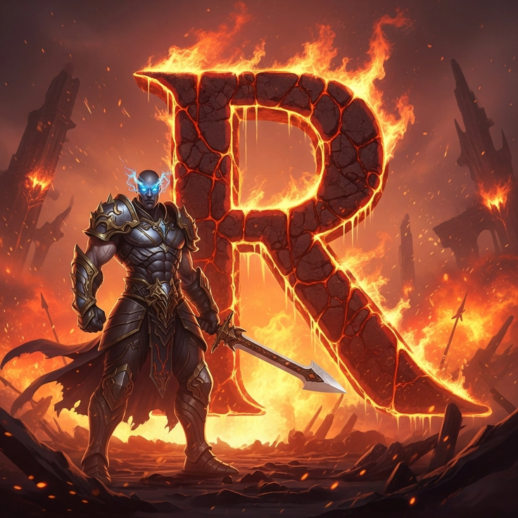 unique r letter dp 