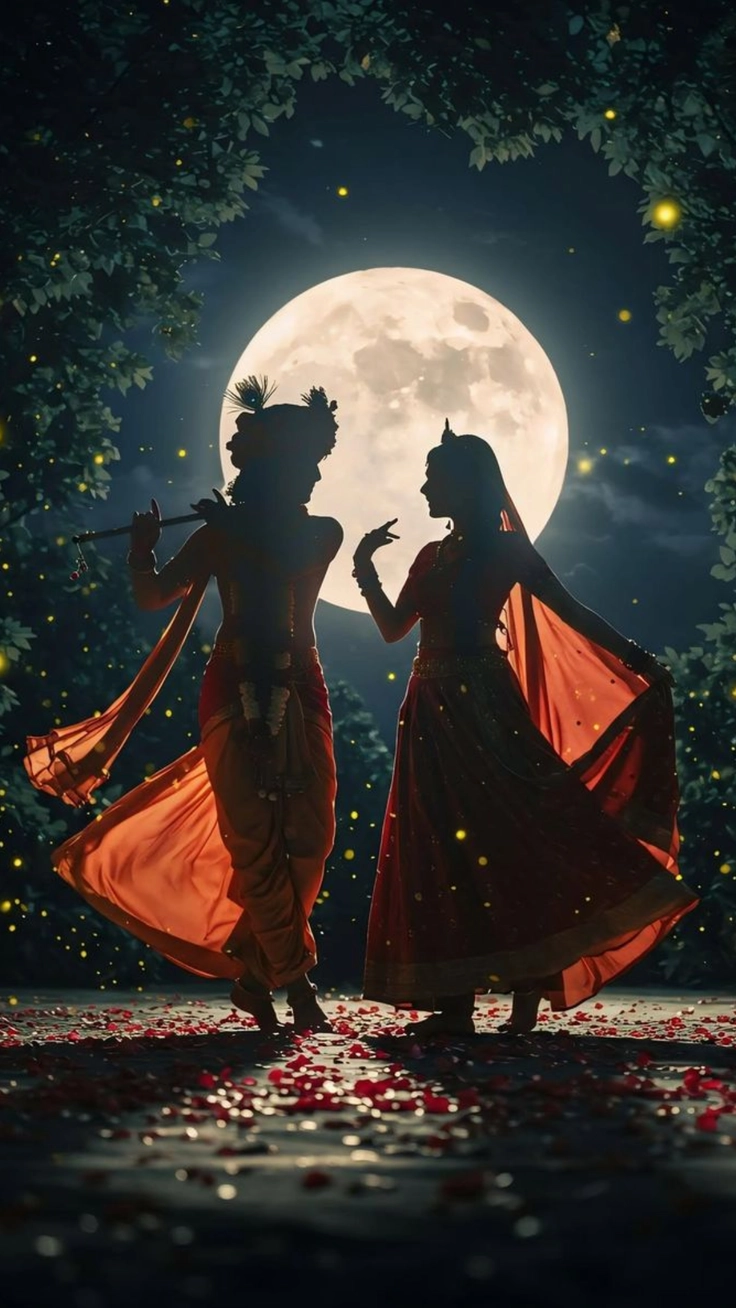 radha krishna romantic pic
