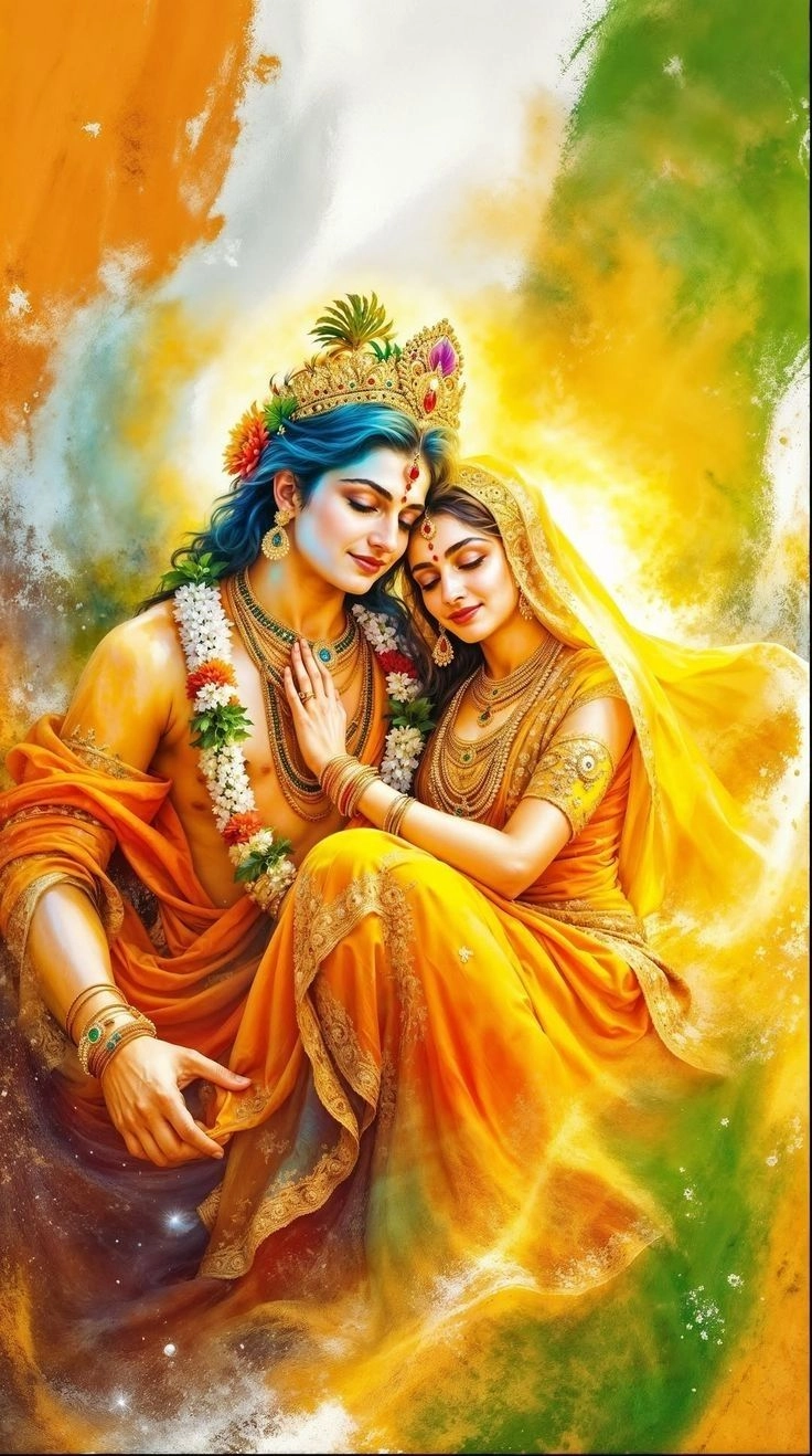 romantic radha krishna wallpaper hd