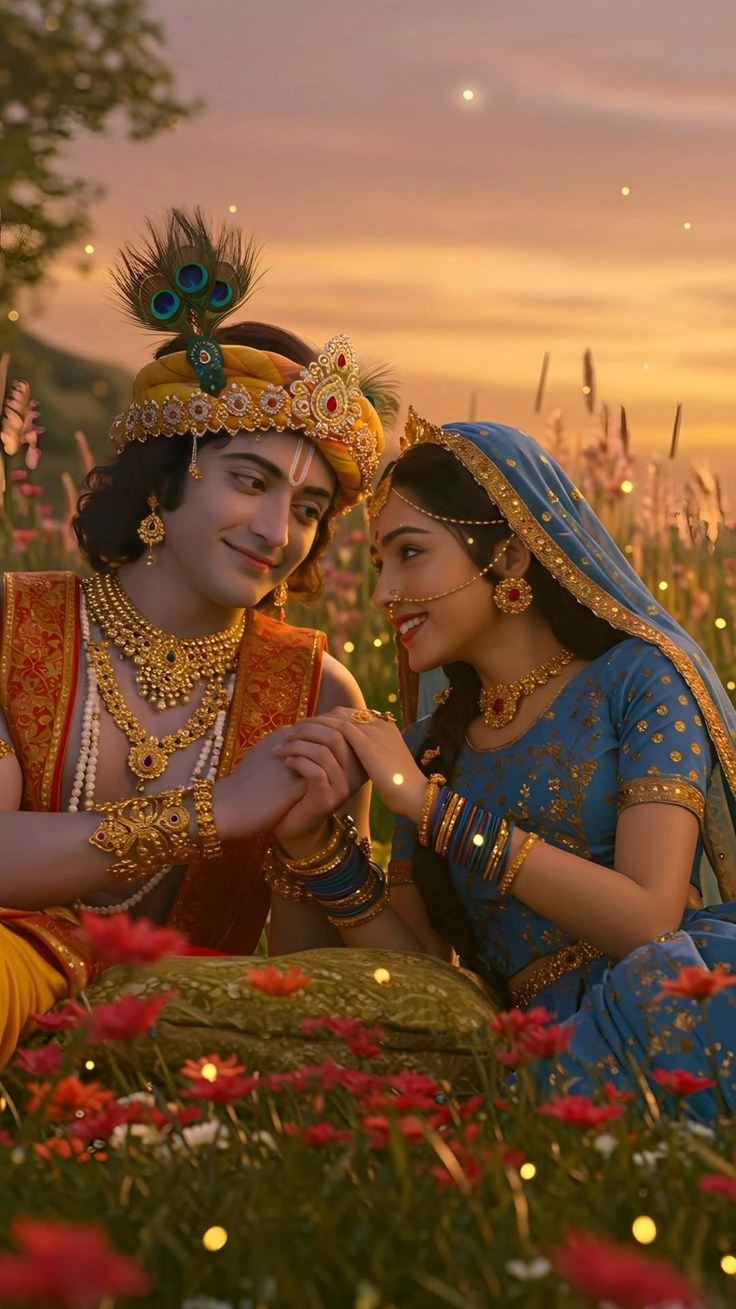 love romantic radha krishna