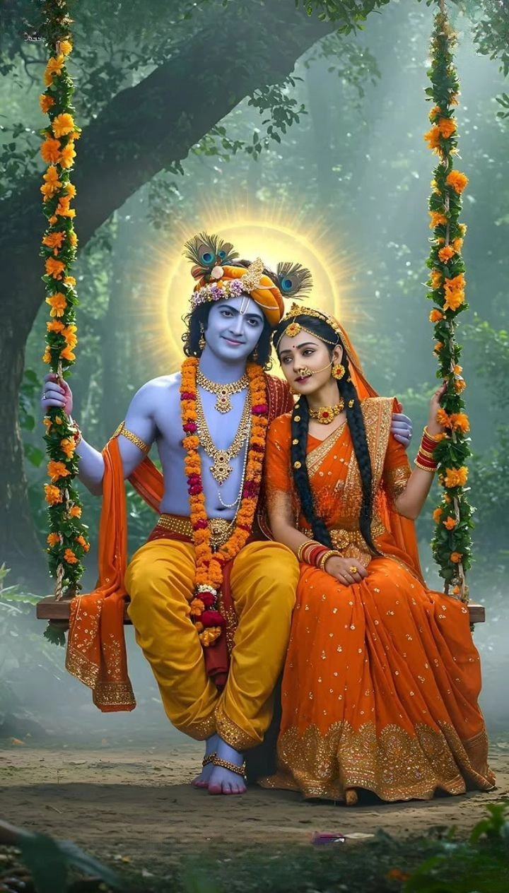 radha krishna background hd