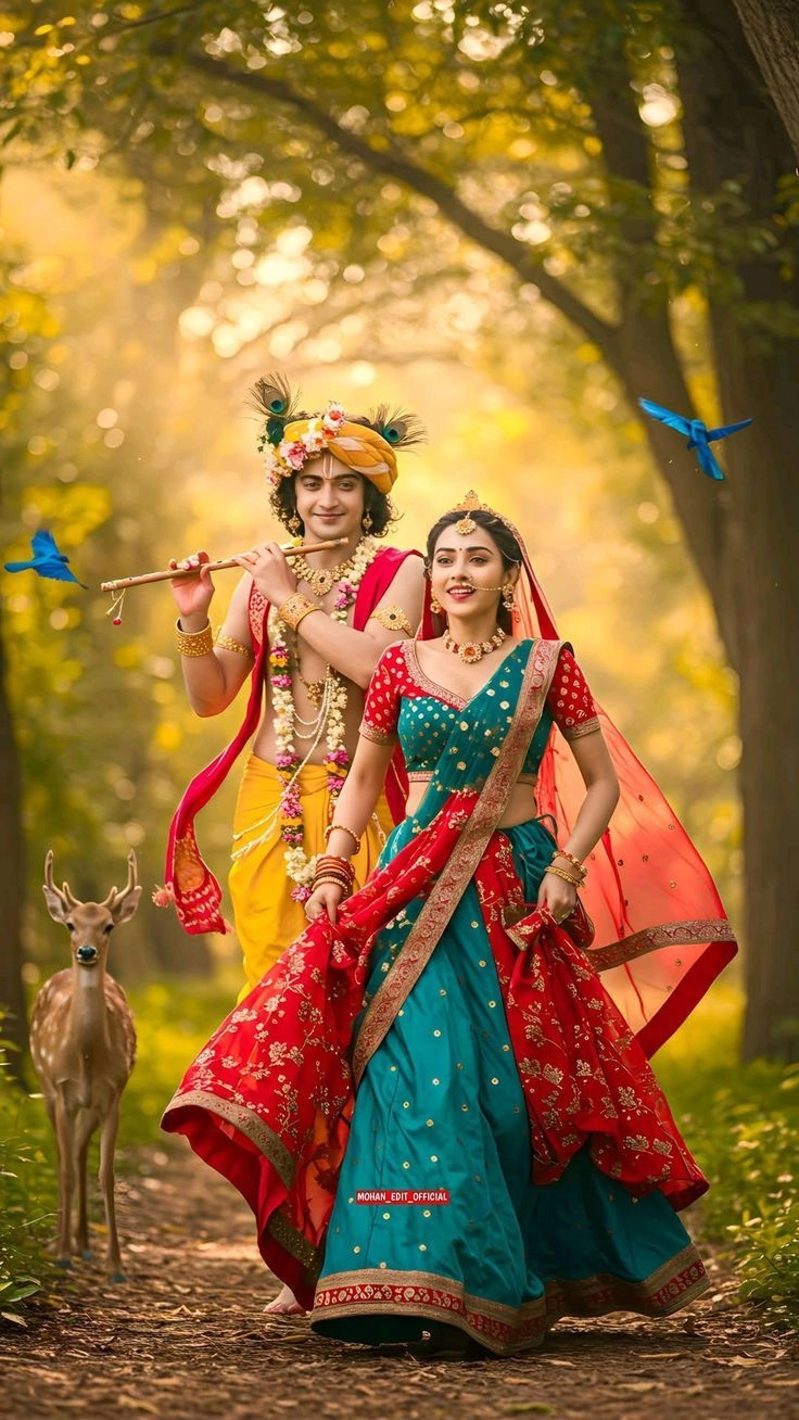 romantic radha krishna cartoon images