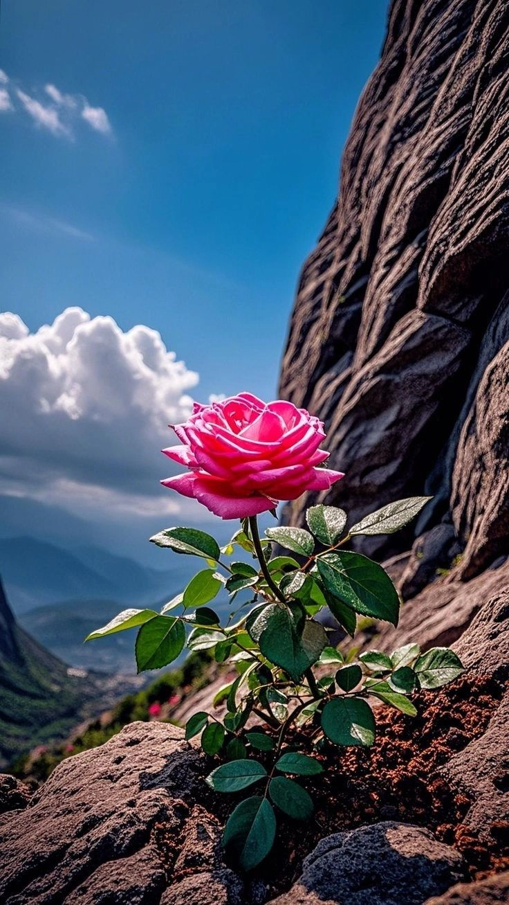 heart shape rose flower dp
