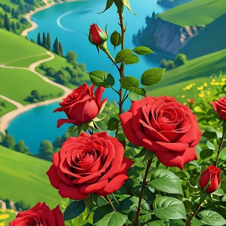 flower rose dp