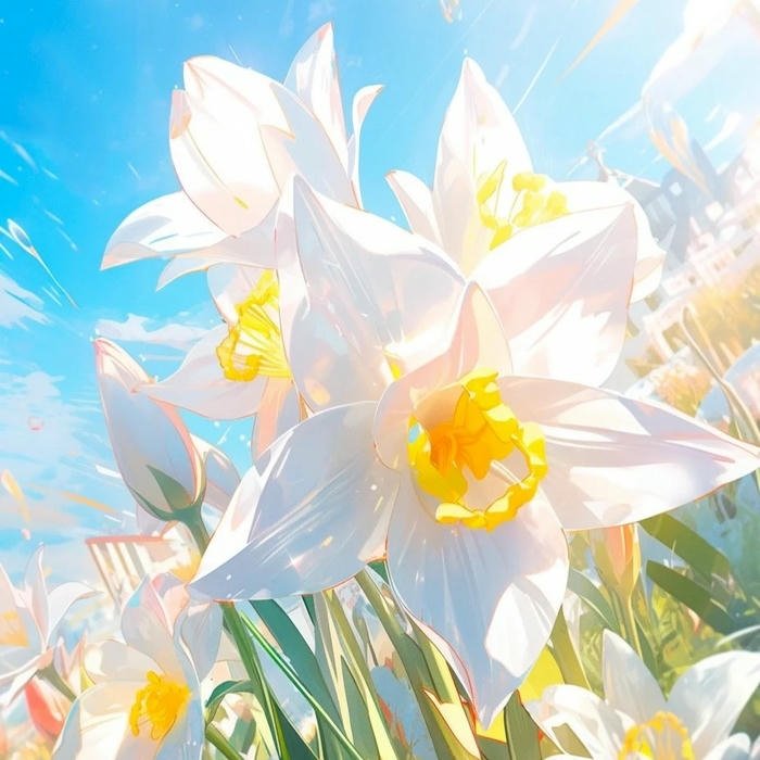 soft Cute Flowers DP