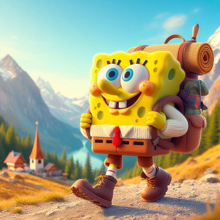 spongebob meme font photo