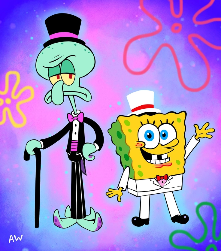 spongebob face dp