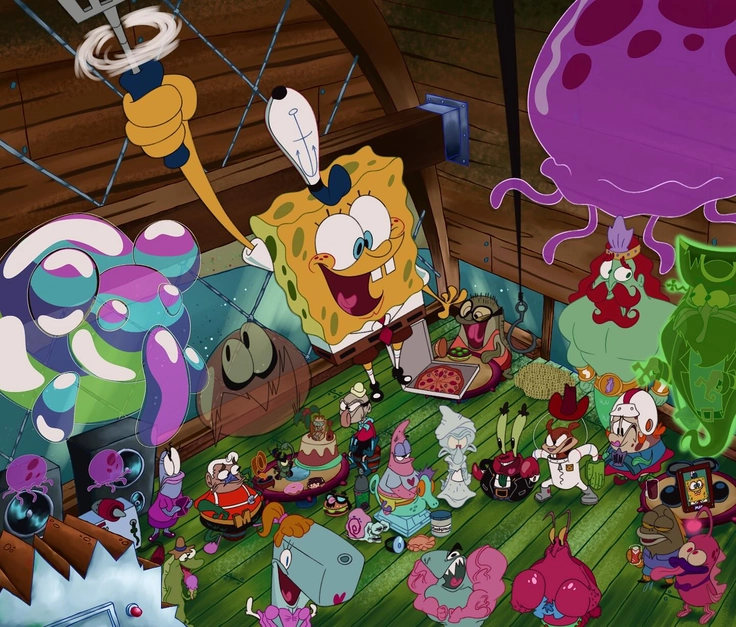 angry spongebob dp